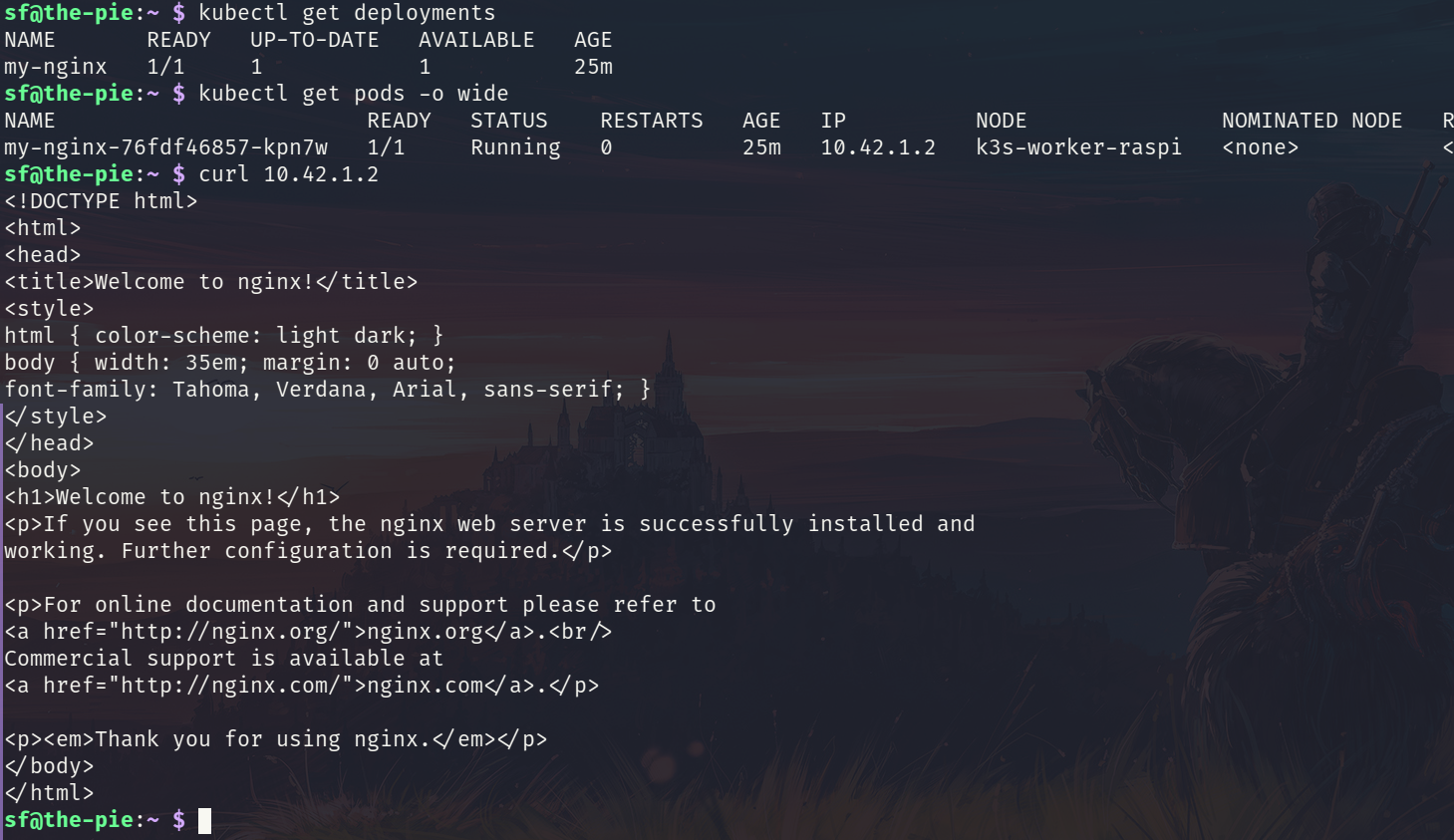 a guide to running a K3s cluster on a Raspberry Pi Shadow Facsimile